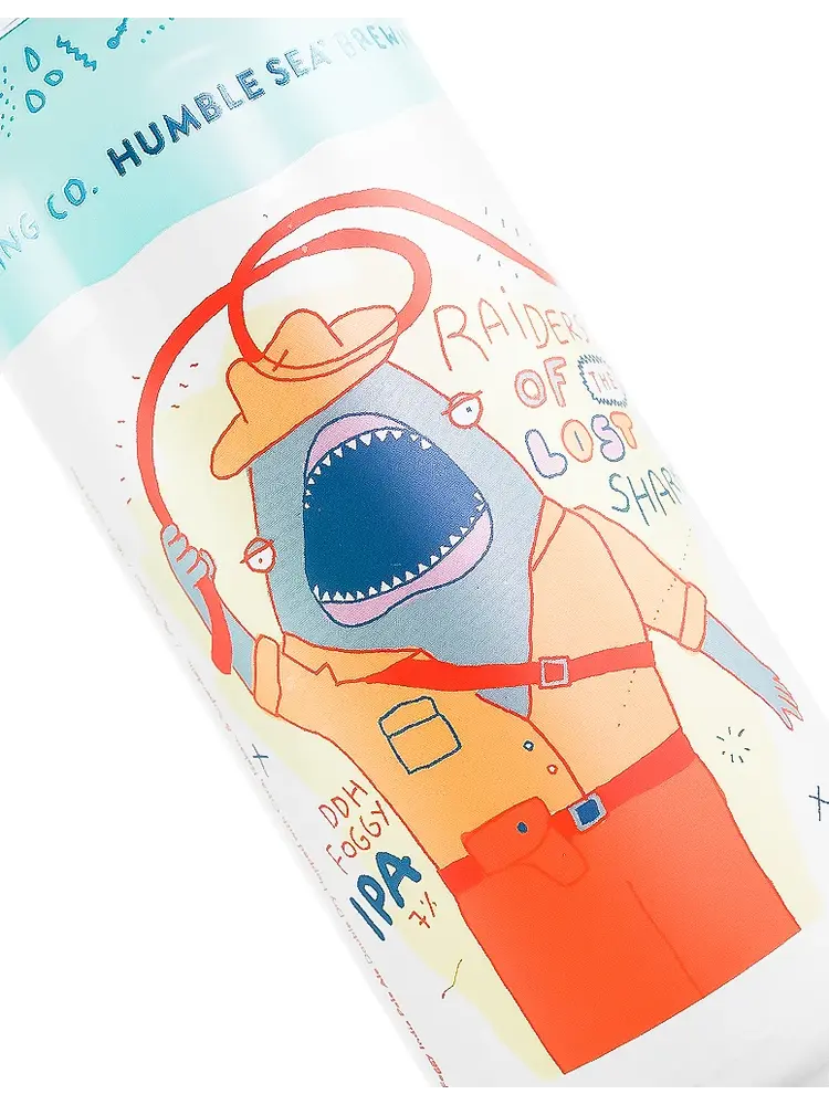Humble Sea Brewing "Raiders Of The Lost Shark" DDH Foggy IPA 16oz Can - Santa Cruz, CA
