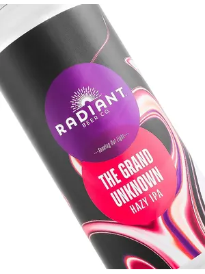 Radiant Beer "The Grand Unknown" Hazy IPA 16oz Can - Anaheim, CA