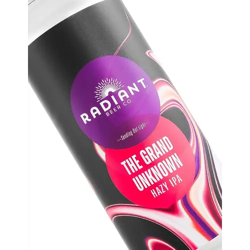 Radiant Beer "The Grand Unknown" Hazy IPA 16oz Can - Anaheim, CA