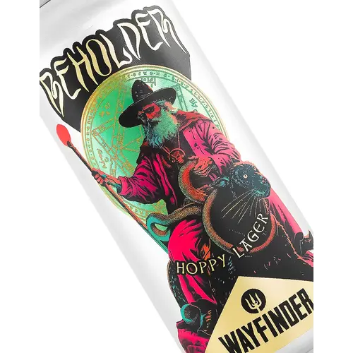 Wayfinder Beer "Beholder" Hoppy Lager 16oz Can - Portland, OR