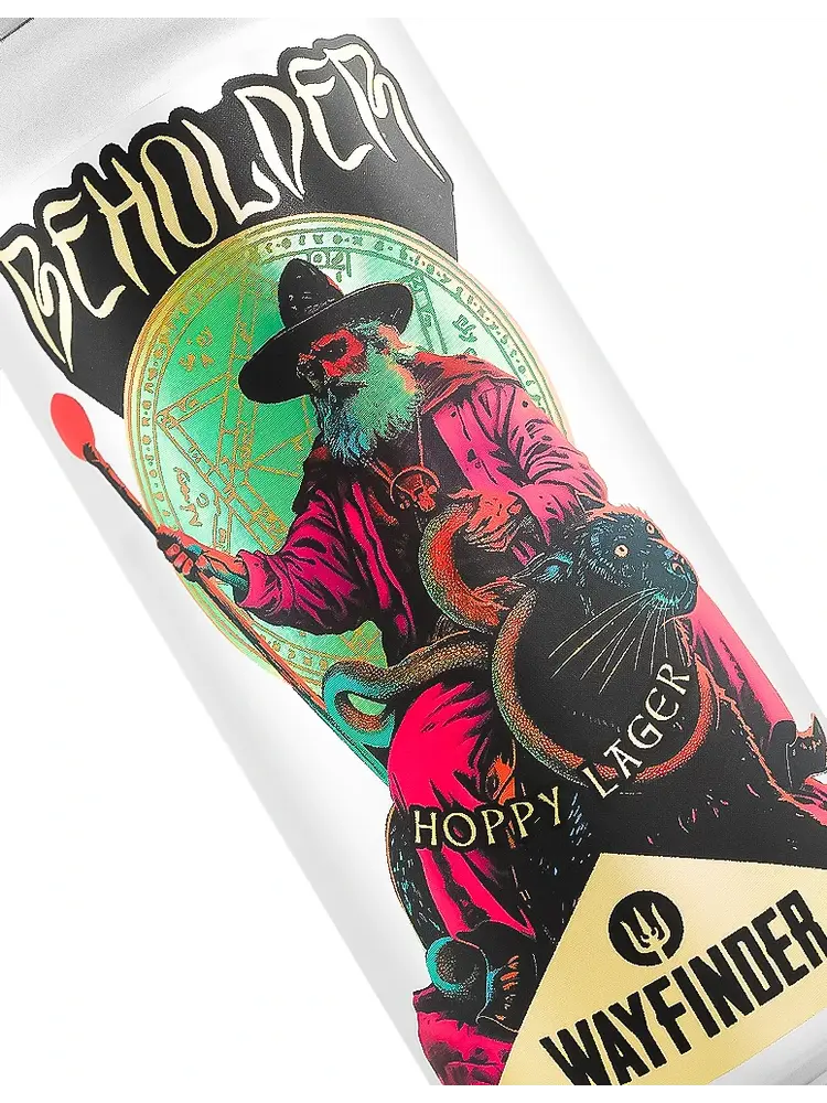 Wayfinder Beer "Beholder" Hoppy Lager 16oz Can - Portland, OR