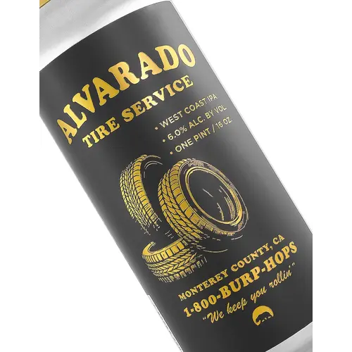 Alvarado Street Brewery "Tire Service" West Coast IPA 16oz Can - Salinas, CA