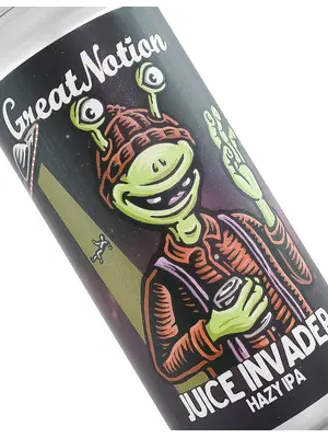 Great Notion Brewing "Juice Invader" Hazy IPA 16oz Can - Portland, OR