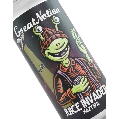 Great Notion Brewing "Juice Invader" Hazy IPA 16oz Can - Portland, OR