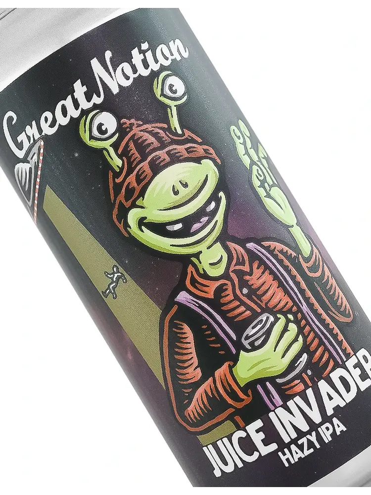 Great Notion Brewing "Juice Invader" Hazy IPA 16oz Can - Portland, OR