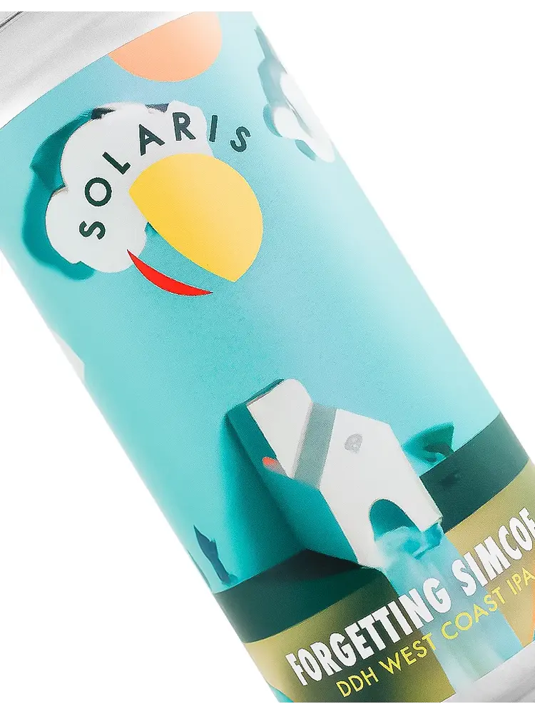 Solaris Beer "Forgetting Simcoe" DDH West Coast IPA 16oz Can - Murrieta, CA