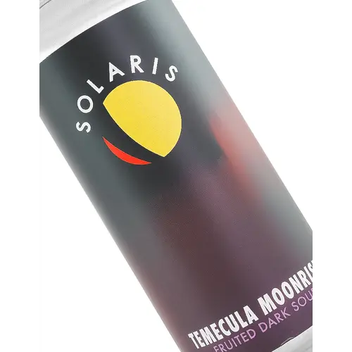 Solaris Beer "Temecula Moonrise" Fruited Dark Sour 16oz Can - Murrieta, CA