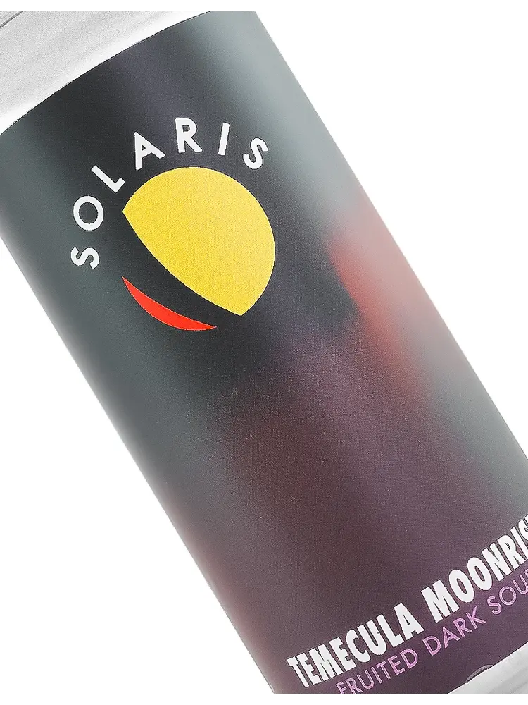 Solaris Beer "Temecula Moonrise" Fruited Dark Sour 16oz Can - Murrieta, CA