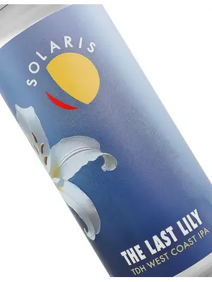 Solaris Beer "The Last Lily" TDH West Coast IPA 16oz Can - Murrieta, CA
