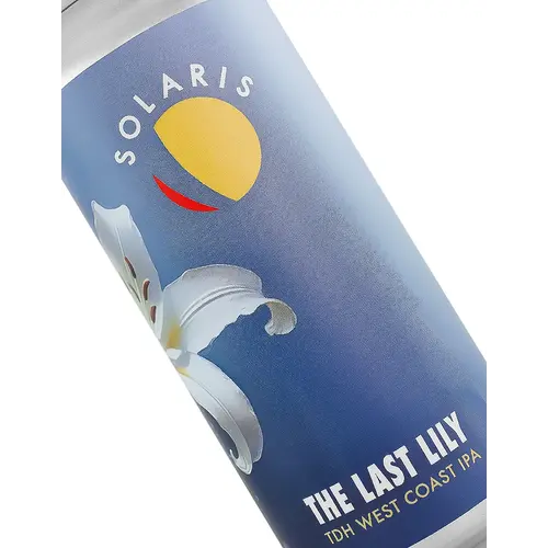 Solaris Beer "The Last Lily" TDH West Coast IPA 16oz Can - Murrieta, CA