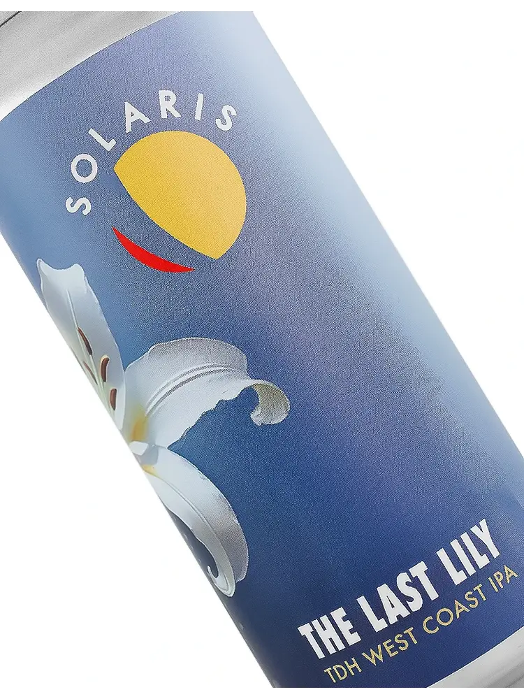 Solaris Beer "The Last Lily" TDH West Coast IPA 16oz Can - Murrieta, CA