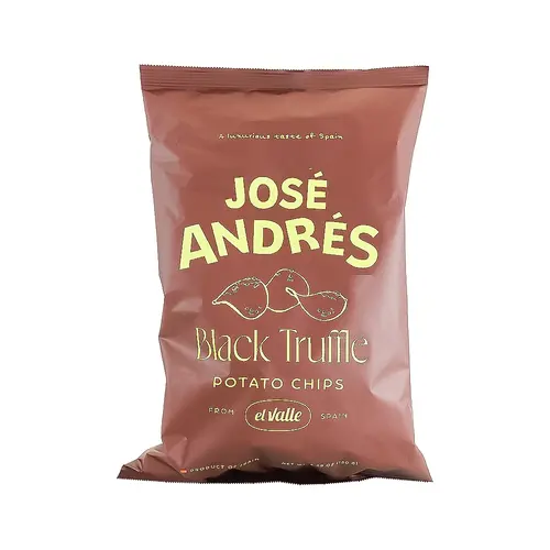 Jose Andres "Black Truffle" Potato Chips 5.29oz Bag, Spain