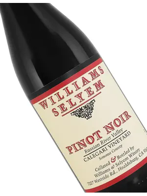 Williams Selyem 2023 Pinot Noir, Calegari Vineyard, Russian River Valley, Sonoma County