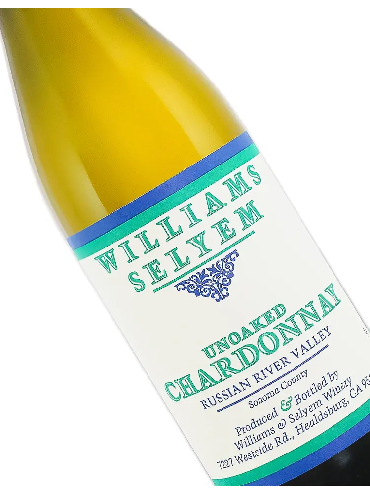 Williams Selyem 2023 Unoaked Chardonnay, Russian River Valley, Sonoma County