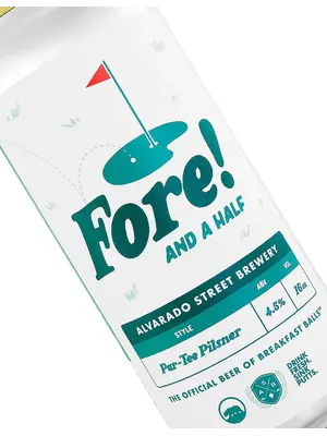 Alvarado Street Brewery "Fore! And A Half" Pilsner 16oz Can - Salinas, CA