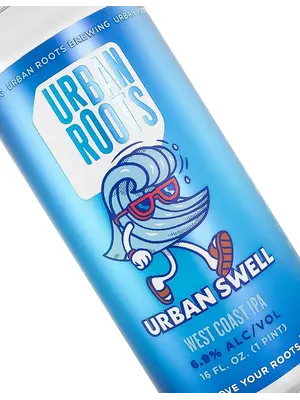 Urban Roots Brewing "Urban Swell" West Coast IPA 16oz Can - Sacramento, CA