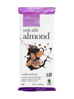 Chuao Ooh Ahh Almond Chocolate Bar 2.8oz Bar, Carlsbad, California