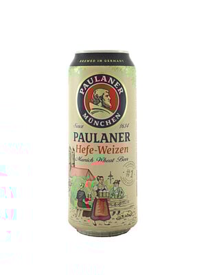 Paulaner "Hefe-Weizen" 16.9oz Can - Germany