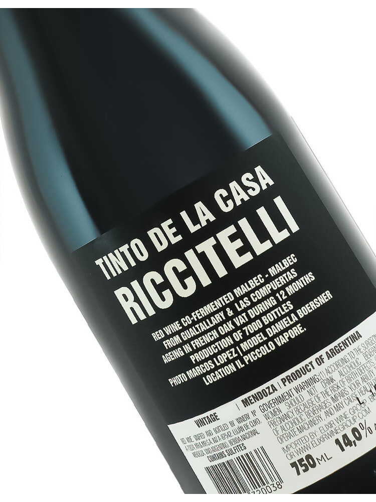 Riccitelli 2023 "Tinto De La Casa" Malbec, Mendoza, Argentina