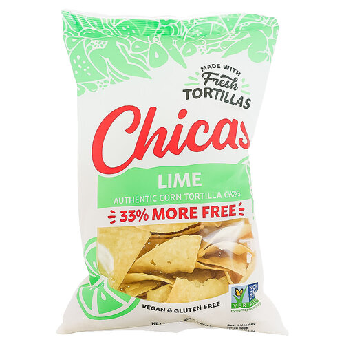 Chicas Lime Tortilla Chips 10oz Bag