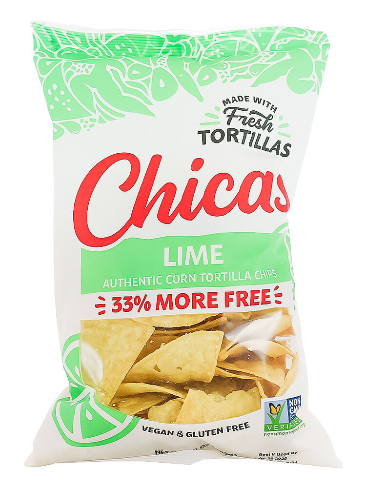 Chicas Lime Tortilla Chips 10oz Bag