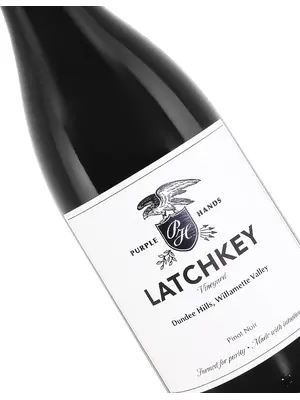 Purple Hands 2023 Pinot Noir, Latchkey Vineyard, Dundee Hills, Willamette Valley