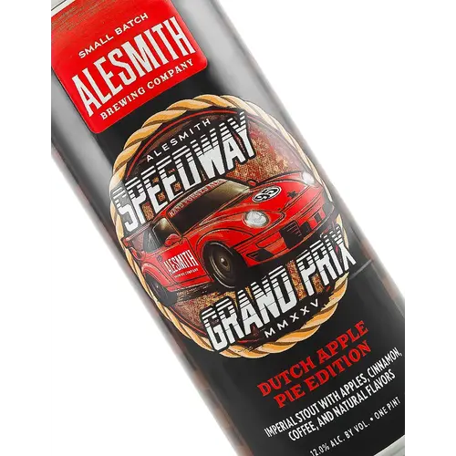 Alesmith Brewing "Speedway Grand Prix: Dutch Apple Pie" Imperial Stout 16oz Can - San Diego, CA