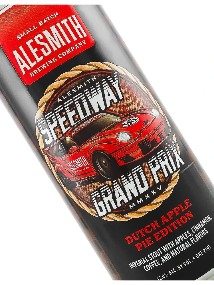Alesmith Brewing "Speedway Grand Prix: Dutch Apple Pie" Imperial Stout 16oz Can - San Diego, CA