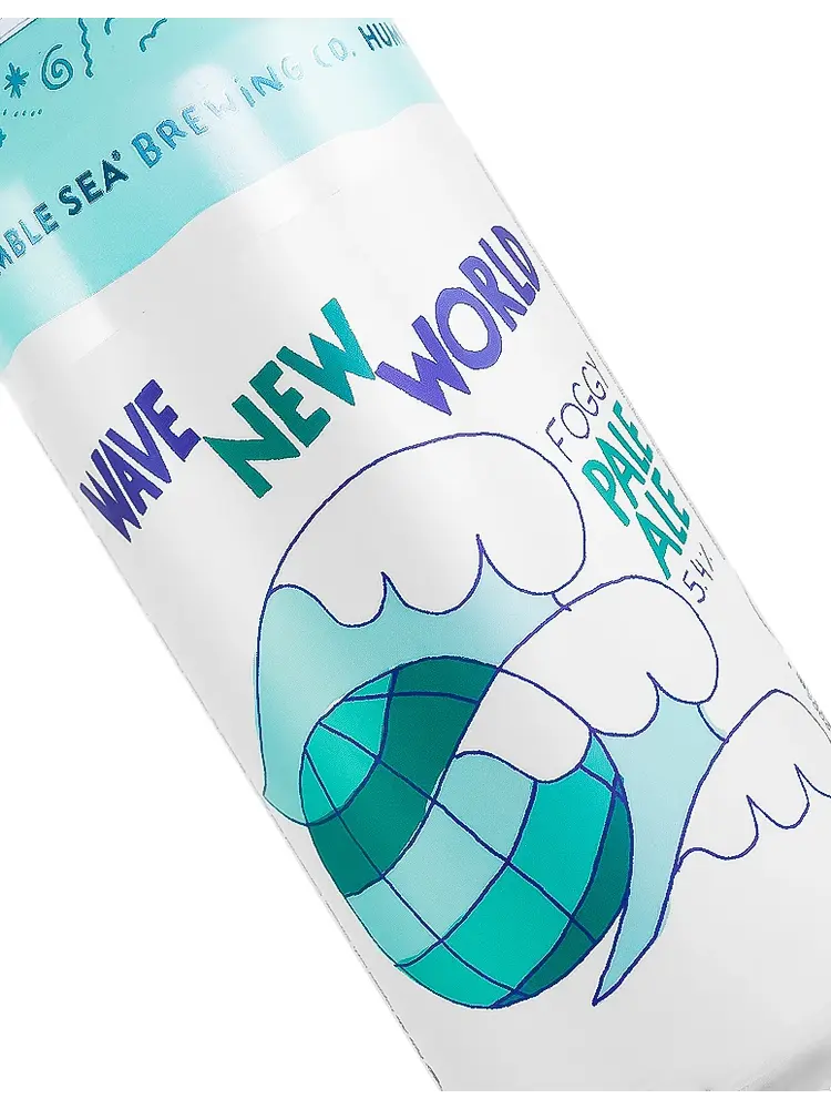 Humble Sea Brewing "Wave New World" Foggy Pale Ale 16oz Can - Santa Cruz, CA
