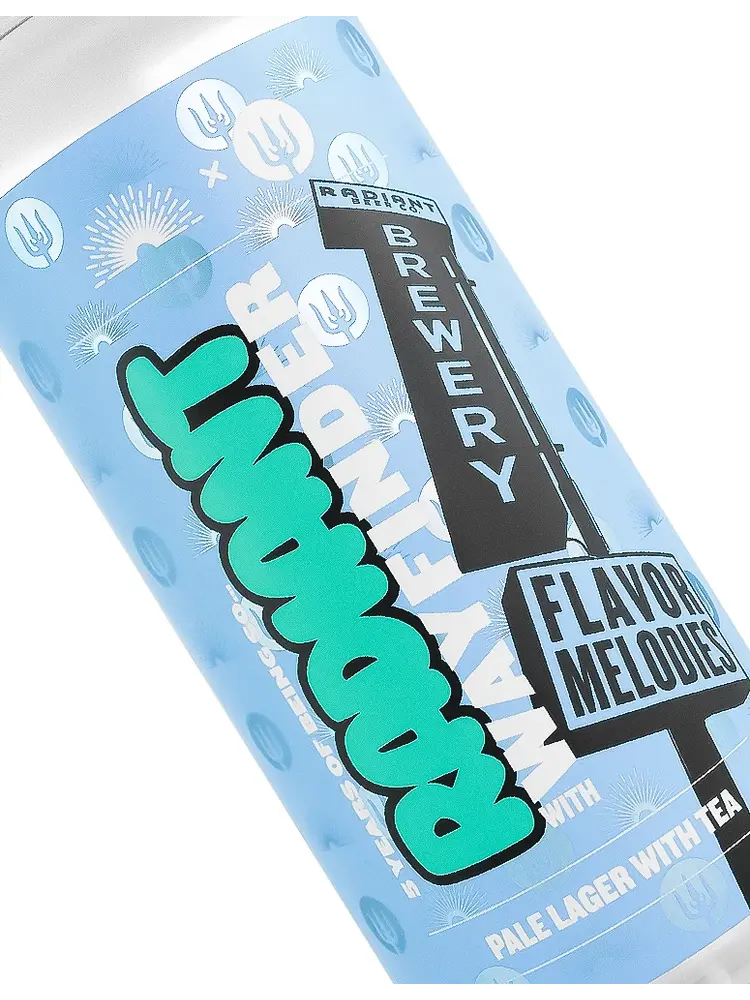 Radiant Beer/Wayfinder " Flavor Melodies" Pale Lager With Tea 16oz Can - Anaheim, CA