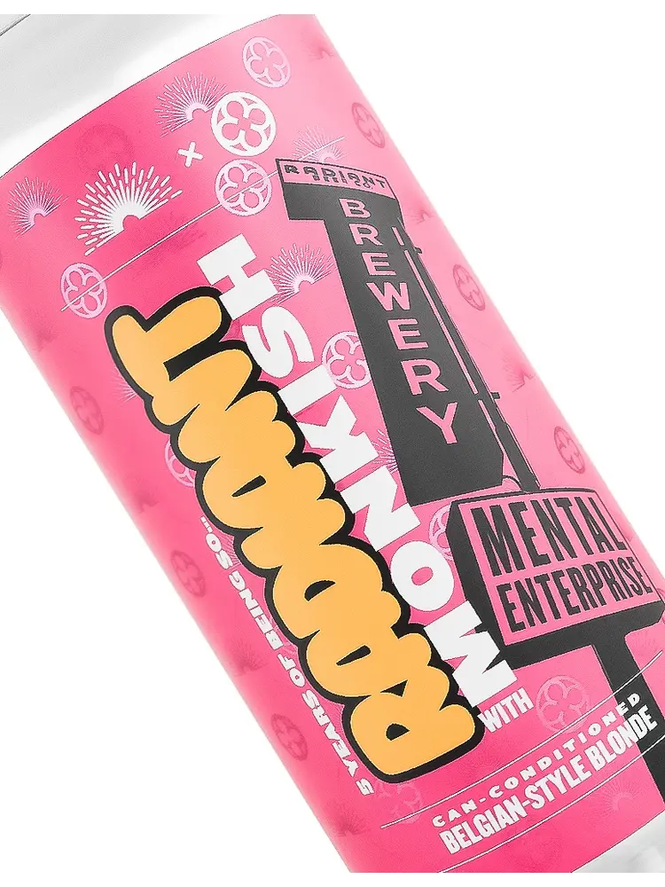 Radiant Beer/Monkish "Mental Enterprise" Belgian-Style Blonde 16oz Can - Anaheim, CA