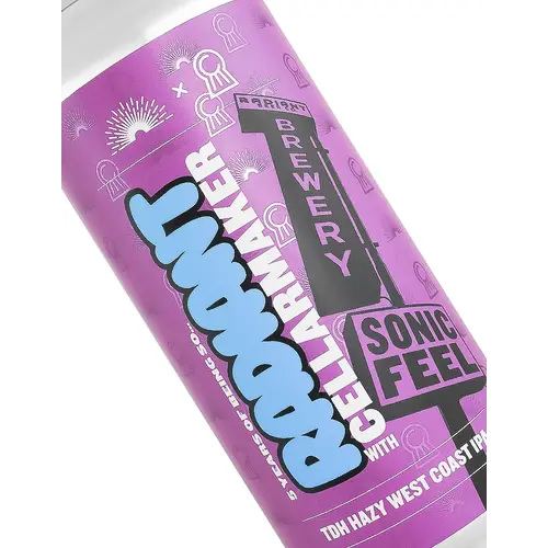 Radiant Beer/Cellarmaker "Sonic Feel" TDH Hazy West Coast IPA 16oz Can - Anaheim, CA
