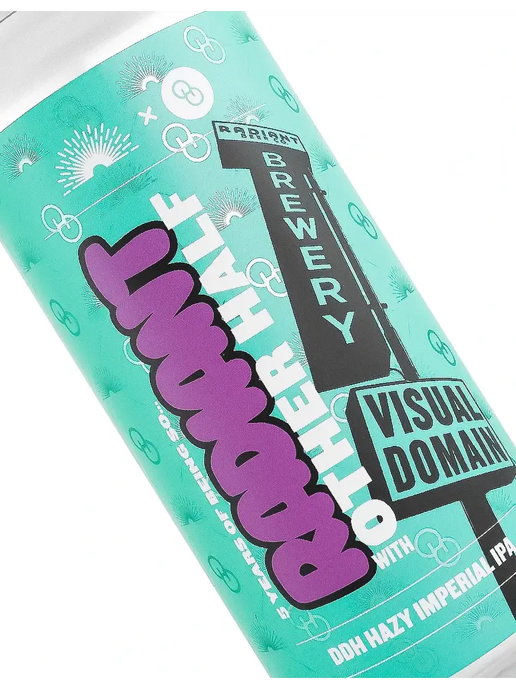 Radiant Beer/Other Half "Visual Domain" DDH Hazy Imperial IPA 16oz Can - Anaheim, CA