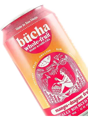 Bucha "Mango Dragon Fruit" Hard Kombucha 12oz Can - San Diego, CA