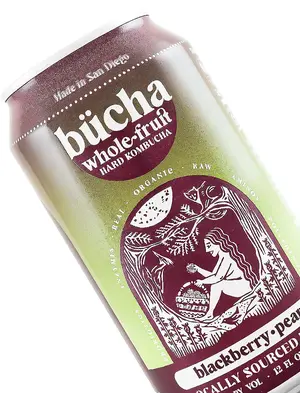 Bucha "Blackberry Pear" Hard Kombucha 12oz Can - San Diego, CA