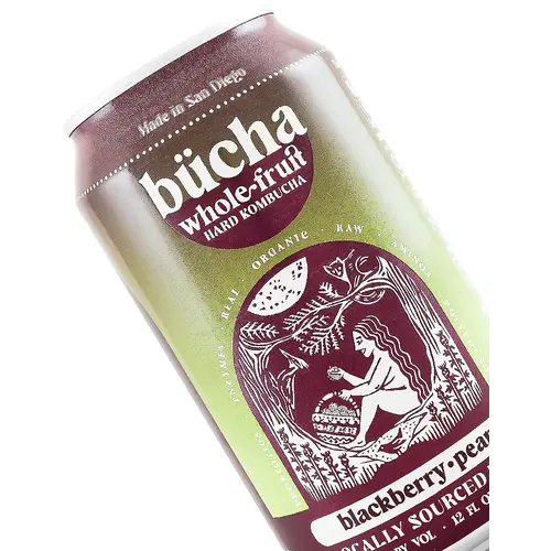 Bucha "Blackberry Pear" Hard Kombucha 12oz Can - San Diego, CA