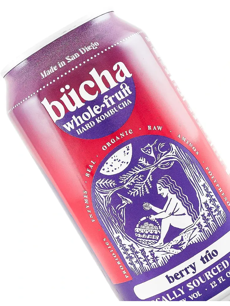 Bucha "Berry Trio" Hard Kombucha 12oz Can - San Diego, CA