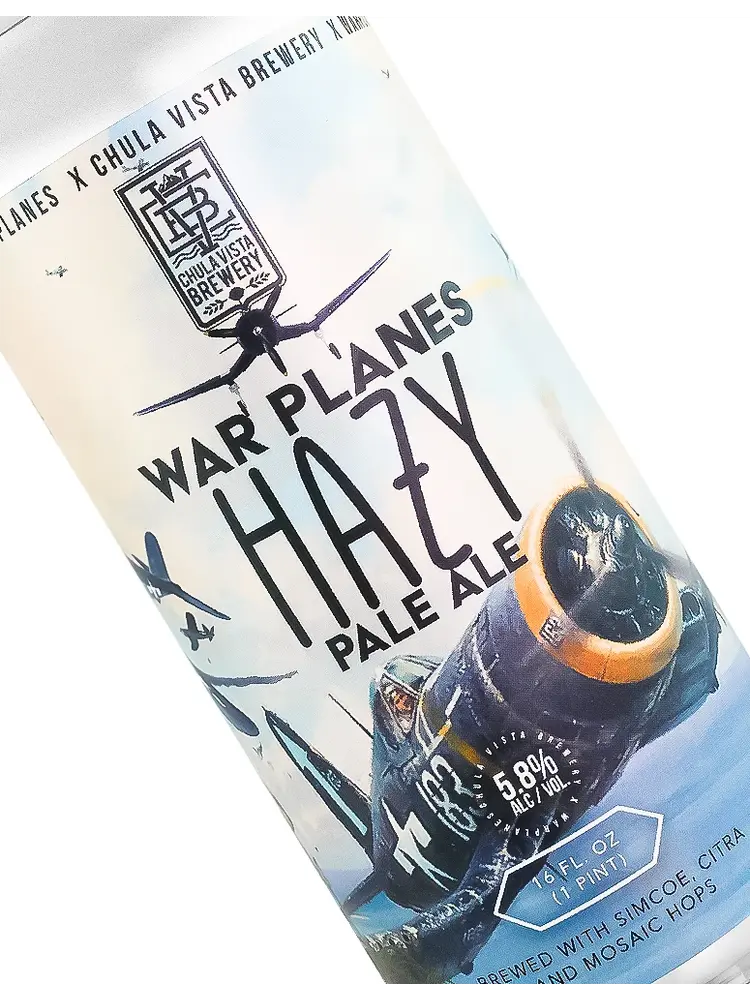 Chula Vista Brewery "War Planes" Hazy Pale Ale 16oz Can - Chula Vista, CA