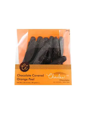 Charles Chocolates Chocolate Covered Orange Peel 2.8oz, San Francisco, California