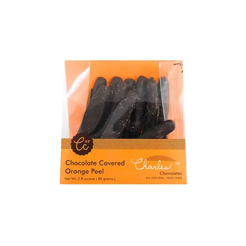 Charles Chocolates Chocolate Covered Orange Peel 2.8oz, San Francisco, California