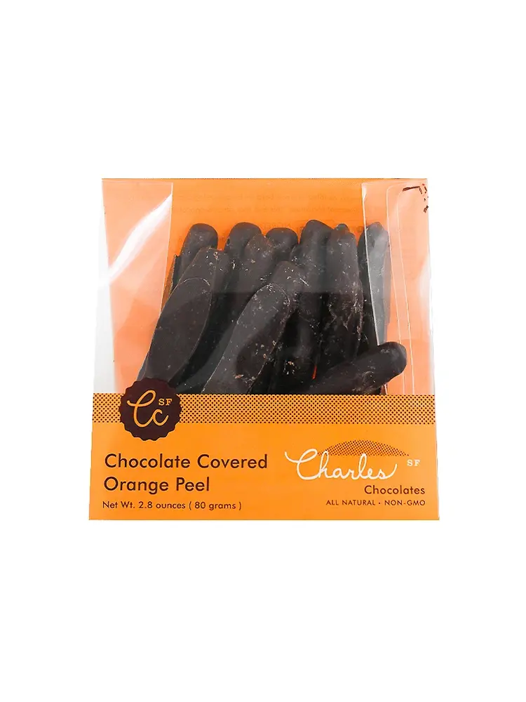 Charles Chocolates Chocolate Covered Orange Peel 2.8oz, San Francisco, California