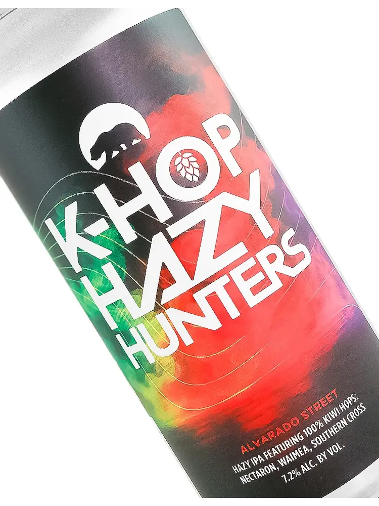 Alvarado Street Brewery "K-Hop Hazy Hunters" Hazy IPA 16oz Can - Salinas, CA