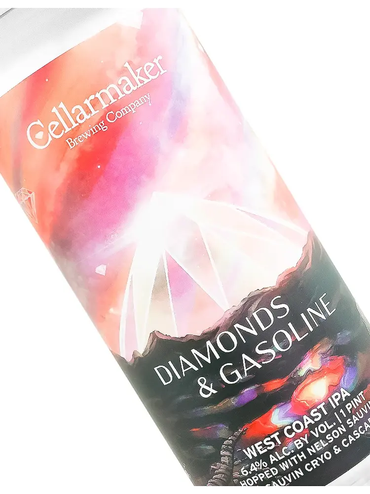 Cellarmaker Brewing "Diamonds & Gasoline" West Coast IPA 16oz Can - Oakland, CA