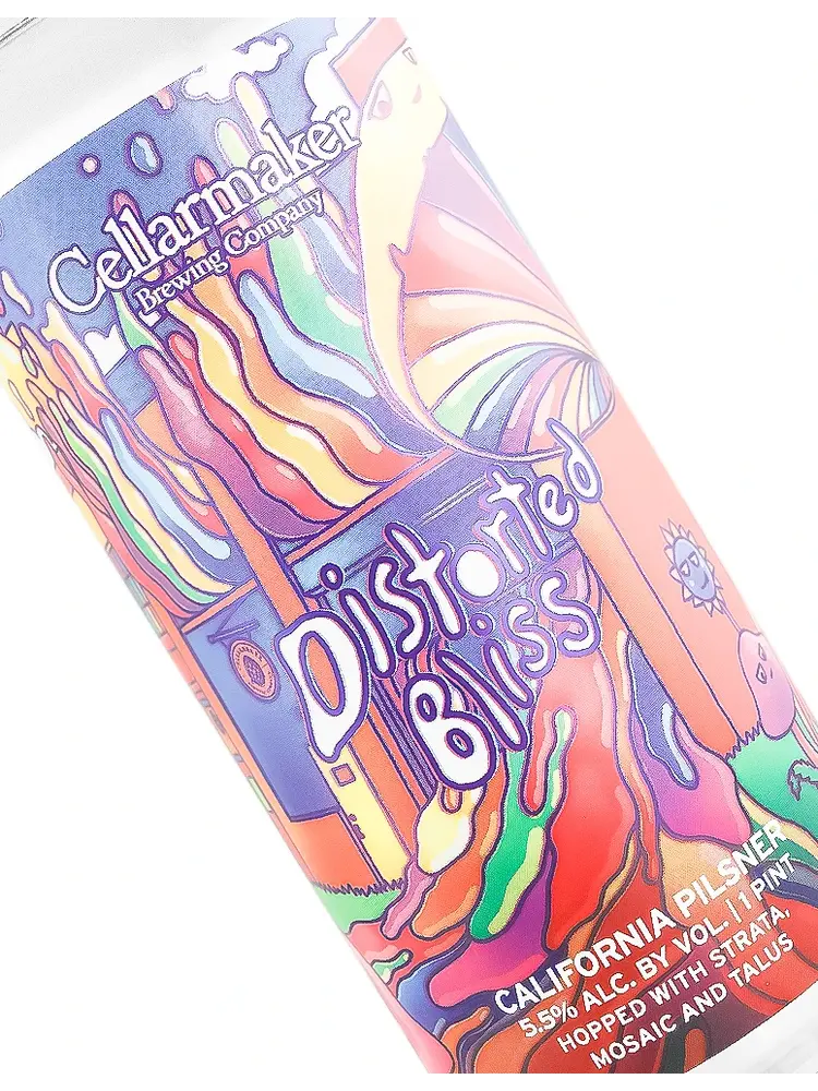 Cellarmaker Brewing "Distorted Bliss" California Pilsner 16oz Can - Oakland, CA