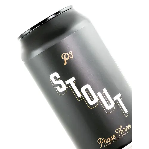 Phase Three Brewing "P3" Stout 12oz Can - Lake Zurich, IL