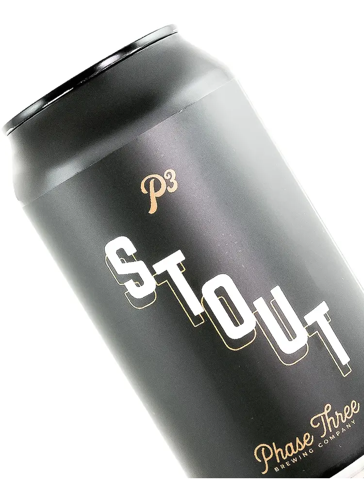 Phase Three Brewing "P3" Stout 12oz Can - Lake Zurich, IL