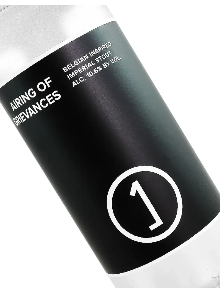 Une Annee Brewery "Airing Of Grievances" Belgian Inspired Imperial Stout 16oz Can - Niles, IL