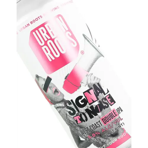 Urban Roots "Signal To Noise" West Coast Double IPA 16oz Can - Sacramento, CA