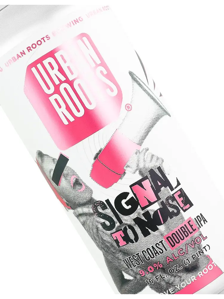 Urban Roots "Signal To Noise" West Coast Double IPA 16oz Can - Sacramento, CA