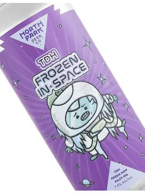 North Park Beer "Frozen In Space" TDH Fresh Hop Hazy IPA 16oz Can - San Diego, CA